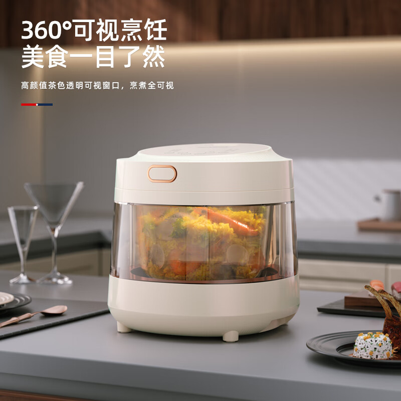 迈卡罗可视玻璃胆电饭煲 MC-FB306